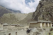 Ollantaytambo, archeological complex, the ceremonial sector with the superimposing terraces